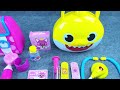 Satisfying Unboxing Chomp Fox and Minnie Dentist game kits, kitchen toy reviews ASMR
