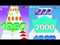 Reach up high : Number Rush 2048 Challenge Number vs Number Master Run and Merge