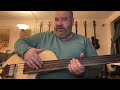 Marco Panascia demoes the Benevolo Cinque acoustic/electric hollowbody bass by Benevolent Basses