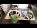 Stained glass creation - A timelapse from the Karl Unnasch Art Studio