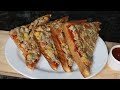 White Sauce Open Sandwich | quick recipes by huma