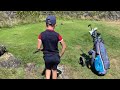 7 jähriger Golfer Leo auf Golfplatz St. Wendel