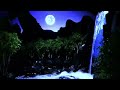 Moon looking at hills sexy Relaxing with waterfalls and full moon