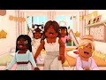 🍕GIRLS SLEEPOVER PARTY *LEFT OUT* Roblox Bloxburg Roleplay #roleplay