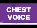 Daily Chest Voice Vocal Exercises For Singers