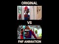 Original VS fnf Animation | in Ring Cam Mario Comparison