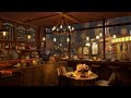 Relaxing Piano Jazz Music | Cozy Coffee Shop 4K ☕ | Background Instrumental to Relax, Study, Work.