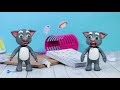 How to draw Talking Tom Like Real - Stop Motion Cooking Animation