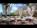 Italian Riviera Rooftop Ambience | Ocean Waves & Nature Sounds for Relaxation | Italy Series