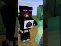 Save endermite from enderman - minecraft animation #shorts