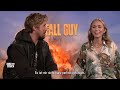 Ryan Gosling und Emily Blunt über Stuntleute und Karaoke Songs.