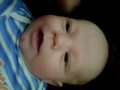 Ayden really smiley & chatty @7weeks old