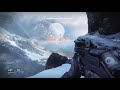 Destiny 2 Scenery Clip, The Traveler From Snow Covered Mountains