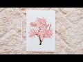 How to paint Sakura in Procreate 🌸 Watercolor Cherry blossom painting tips and tricks for beginners