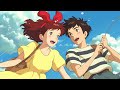 Relaxing Ghibli piano music 🌊 Summer Ghibli 🐳 Porco Rosso, Ashitaka and San
