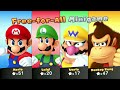 Mario Party 10 - Mario vs Luigi vs Wario vs Donkey Kong - Whimsical Waters