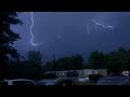 Life-threatening lightning intensity within a rare stalling severe thunderstorm