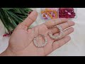 Handmade earrings ❤️ #tutorial #Jewellerymaking #diynecklace #fabricjewellery #YouTube #trending
