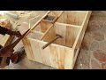 Making a four portion Pigeon cage || Hard Skills and ability