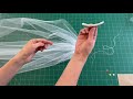 How to make a veil easily and professionally.