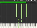 Stereo Madness on Synthesia (geometry dash)
