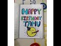 Birthday diary for someone special | Birthday wish idea