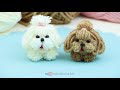🐶🧶🐕 The Cutest Little Dog Easy Making 🌟 DIY NataliDoma