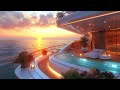 🎹🌅 Slow Smooth Jazz - Improve Your Mood on a Sunset Ocean Vacation 🌅🎹