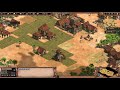 Age of Empires 2: DE. Vontos gets wrecked by Hun knights.
