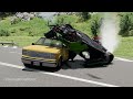 High Speed Traffic Car Crashes #173 - BeamNG Drive | CrashBoomPunk