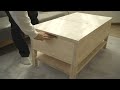 #23 I made a Multifunctional Coffee Table (Adjustable Height Table with drawer) Kominka Solo Life