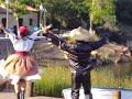 Danny Towell busts a move at Port Aventura