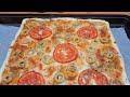 Four Slices of Bread Become One Pizza| pizza without yeast Recipe| pizza at home| pizza