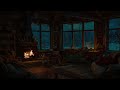 Cozy Fireplace Room with Heavy Rain And Thunder | Deep Sleep, White Noise, Sleep Sounds, ASMR Sleep