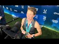 Nikki Hiltz after winning 2024 US Olympic Trials 1500 in 3:55 pb