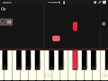 How to play fallen down on piano