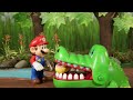 Mario & Luigi Crocodile | Mario Stop Motion Nintendo | Stop Motion Short