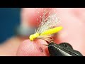 Yellow Sally Dry Fly Pattern! | Pablo's Sally | Fly Tying Tutorial