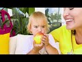 Chris and Alice learn to harvest berries at the farm