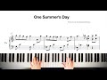 Joe Hisaishi-One Summer’s Day- Spirited Away-Piano Cover +Sheet Music
