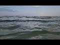 Black Sea view Mamaia Nord soft morning & evening waves - Marea Neagra valuri de dimineata & seara