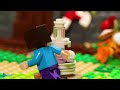 LEGO World's Most Dangerous Escape Room in Minecraft (Rainbow Friends, Roblox Doors,..)