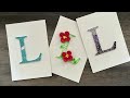 How to Make Quilling Paper Monograms | Paper Letters | Quilling for Beginners
