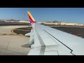 Southwest Airlines smooth afternoon landing in Phoenix - Boeing 737-800