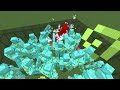The Blood warden VS More Golem Battle in Minecraft (Bedrock Edition Minecraft 1.20)