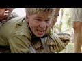 Robert Irwin Head-Jumps His Biggest Croc Ever! | Crikey! It's The Irwins