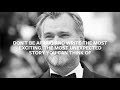 10 Screenwriting Tips from Christopher Nolan - Interview on writing The Dark Knight and Tenet