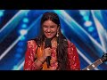 10 Year Old Girl from India ROCKS OUT on America's Got Talent!