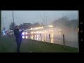 Water cannon being used on rioters on the Springfield Road in west Belfast Northern Ireland