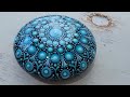 Ocean Blues | Dot Mandala Stone Painting